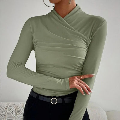 Calliope - Classic Cross-Neck Top