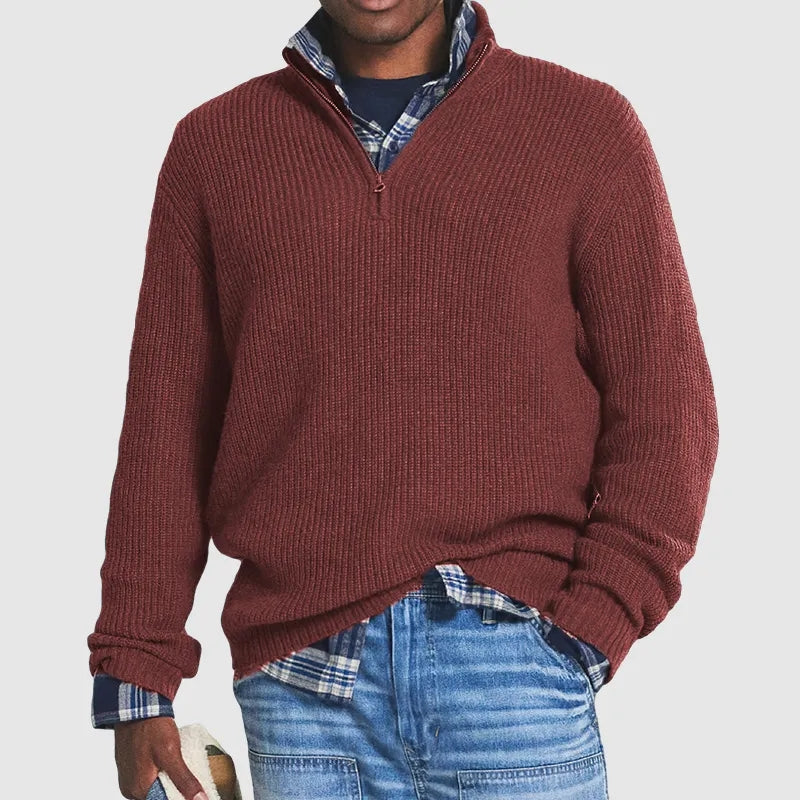 Born | Quarter Zip Sweater