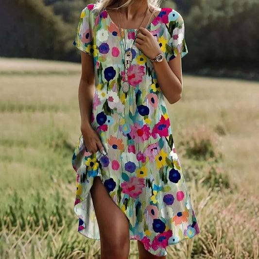 Emely™ | Colorful Floral Dress