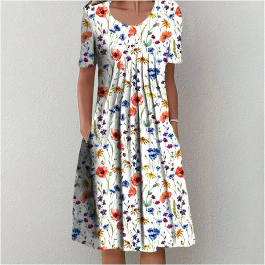 Solana - Elegant Floral Dress