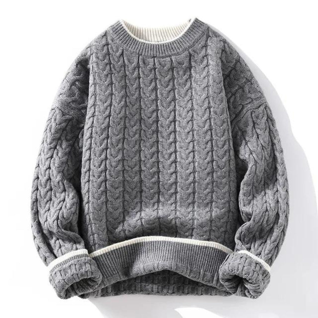 Angelo™ - Cozy Patchwork Sweater