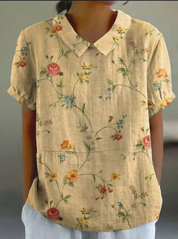 Vivian™ - Retro Floral Shirt