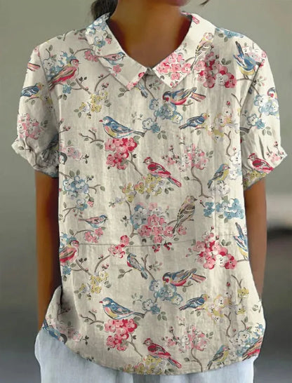 Vivian™ - Retro Floral Shirt