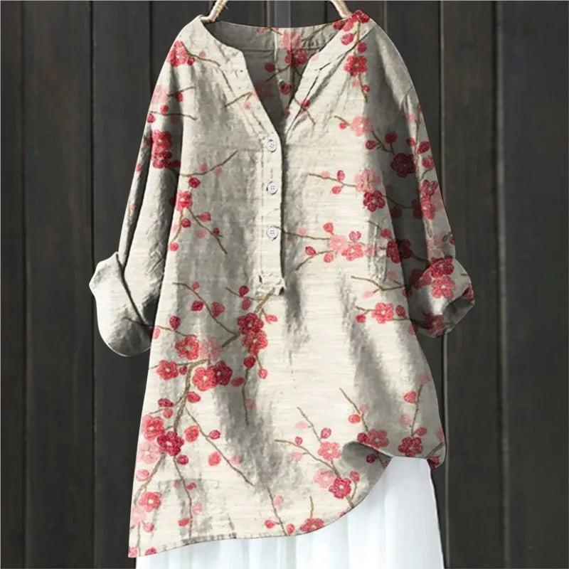 Rina™ - Casual Floral Blouse