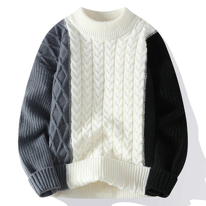 Emanuel™ - Cozy Patchwork Sweater