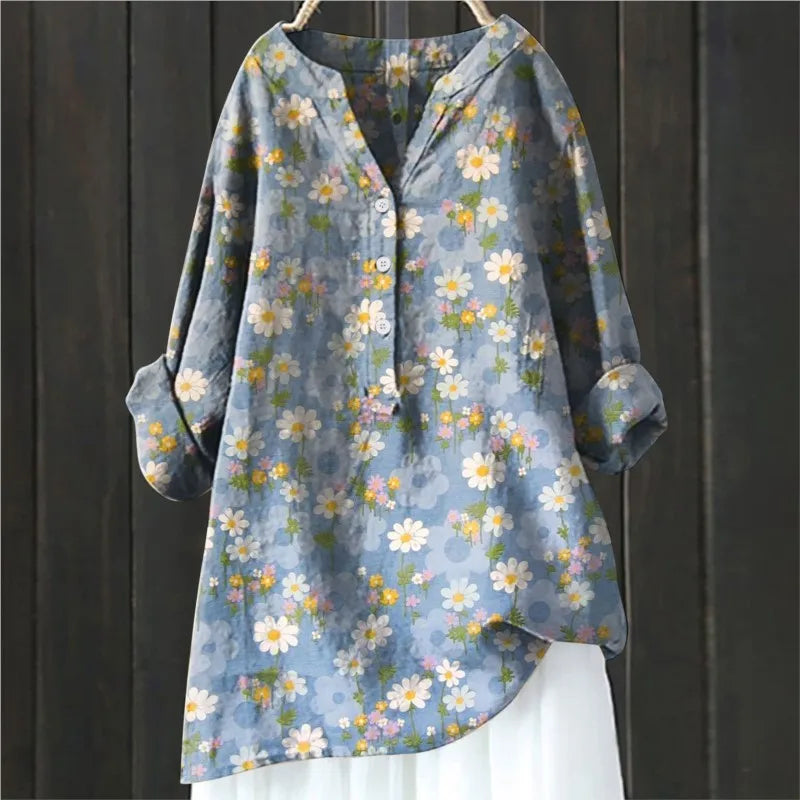 Rina™ - Casual Floral Blouse