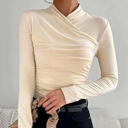 Calliope - Classic Cross-Neck Top