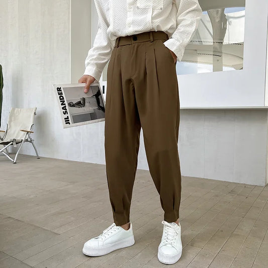 Mundo™ - Suit Pants with Tapered Ankle Cuff