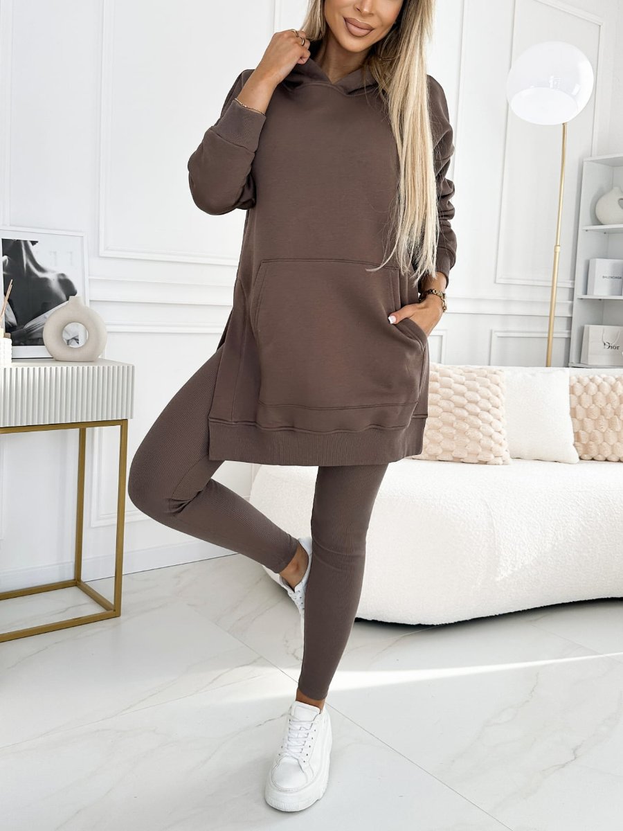 Zara™ | Stylish Plus Size Hoodie & Leggings