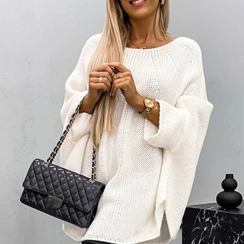 Elly™ - Elegant Knitted Cape Sweater